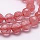 Cherry Quartz Glass Beads Strands US-G-D840-43-10mm-3