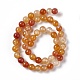 Natural Red Agate Beads Strands US-G-C011-01C-3