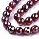 Electroplate Natural Agate Beads Strands US-G-T131-54I-3