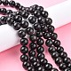 Natural Obsidian Beads Strands US-G-G099-14mm-24-6