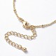 Long-Lasting Plated Brass Cable Chain Necklaces US-X-NJEW-K112-09G-NF-5