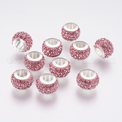 304 Stainless Steel European Beads US-CPDL-E045-A02-1