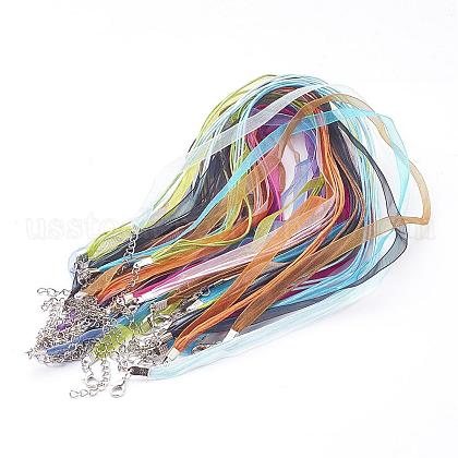 Mixed Jewelry Making Necklace Cord US-X-FIND-R001-M-1