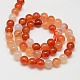 Natural Carnelian Beads Strands US-X-G-N0006-8mm-17-2