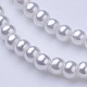 Glass Pearl Beads Strands US-HY-3D-B01-2