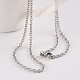 304 Stainless Steel Cable Chain Necklaces US-NJEW-JN01527-03-2