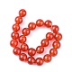 Natural Carnelian Beads Strands US-G-C076-8mm-2A-3