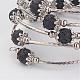Five Loops Wrap Lava Rock Beads Bracelets US-BJEW-JB02920-2