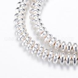 Electroplate Non-magnetic Synthetic Hematite Bead Strands US-G-Q465-19S