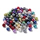 Baking Painted Pearlized Glass Pearl Round Bead Strands US-HY-Q004-8mm-M-4