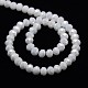 Electroplate Opaque Solid Color Crystal Glass Rondelle Beads Strands US-EGLA-F045A-10AB-3