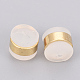 Brass Rubber Ear Nuts US-KK-T025-41G-3