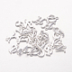 Silver Color Plated Alloy Letter Pendants US-PALLOY-P097-04-1