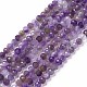 Natural Amethyst Beads Strands US-G-L581A-001-1