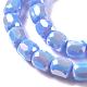 Electroplate Opaque Glass Beads US-GLAA-F108-10A-03-1