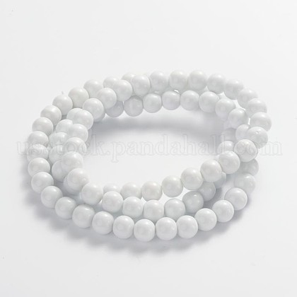 Painted Glass Bead Strands&nbsp;US-DGLA-S071-10mm-01-2