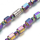 Magnetic Synthetic Hematite Beaded Necklaces US-NJEW-G337-02-2