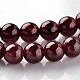 Natural Garnet Round Beads Strands US-G-E330-4mm-05-1