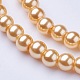 Glass Pearl Beads Strands US-HY-6D-B62-2