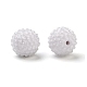 Chunky Resin Rhinestone Bubblegum Ball Beads US-RESI-A001-5-1