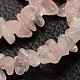 Natural Rose Quartz Chip Beads US-F007-2