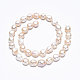 Natural Baroque Pearl Keshi Pearl Beads Strands US-PEAR-S012-68-3