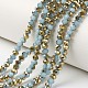 Electroplate Glass Beads Strands US-EGLA-A034-J10mm-O03-1