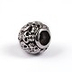 Retro Rondelle Skull 304 Stainless Steel European Large Hole Beads US-STAS-F072-05-2