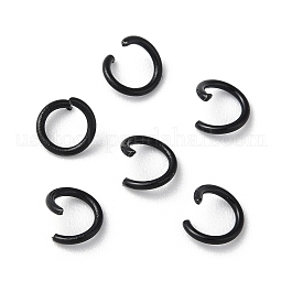 Ion Plating(IP) 304 Stainless Steel Open Jump Rings US-STAS-H467-03B-6mm-B