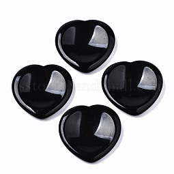 Natural  Obsidian Thumb Worry Stone US-G-N0325-01Y