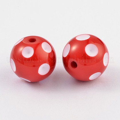 Chunky Bubblegum Acrylic Beads US-SACR-S146-20mm-11-1