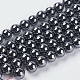 Non-Magnetic Synthetic Hematite Beads Strands US-G-H1071-1-1