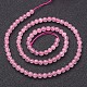 Natural Rose Quartz Beads Strands US-GSR4mmC034-5