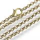 Iron Rolo Chains Necklace Making US-MAK-R015-75cm-AB-1