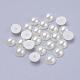 Half Round Domed Imitated Pearl Acrylic Cabochons US-OACR-H001-10-1