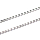 304 Stainless Steel Round Snake Chains US-CHS-L001-163-1.2mm-1