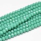 Faceted Rondelle Glass Beads Strands US-GLAA-I033-6mm-14-1