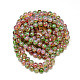 Baking Painted Glass Beads Strands US-DGLA-Q023-6mm-DB73-3