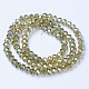 Electroplate Glass Beads Strands US-EGLA-A034-T10mm-A01-2