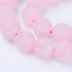 Natural Rose Quartz Beads Strands US-G-Q462-8mm-11