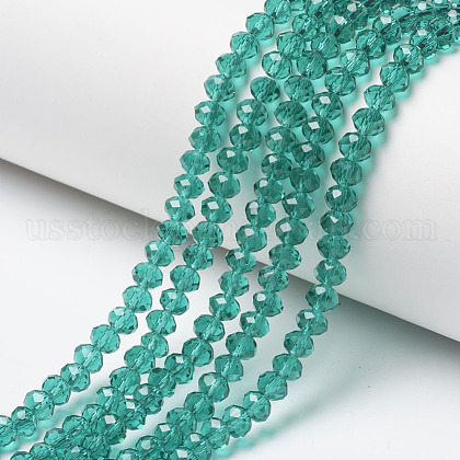 Glass Beads Strands US-EGLA-A034-T6mm-D18-1
