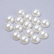 Half Round Domed Imitated Pearl Acrylic Cabochons US-OACR-H001-7-1