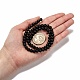 Natural Lava Rock Round Bead Strands US-X-G-M169-6mm-03-5
