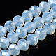 Electroplate Glass Beads Strands US-EGLA-A034-J4mm-A04-1