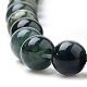 Natural Moss Agate Beads Strands US-G-S259-18-8mm-3
