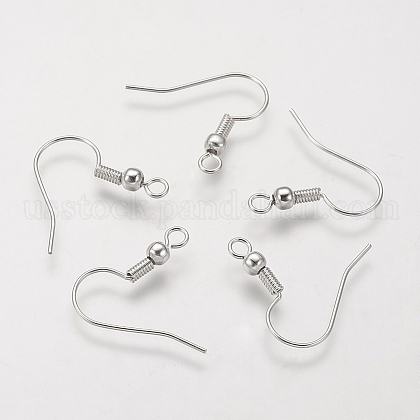 Brass Earring Hooks US-KK-Q261-4-1