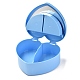 Heart Plastic Jewelry Boxes US-OBOX-F006-09C-4