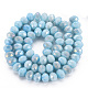 Opaque Baking Painted Glass Beads Strands US-EGLA-N006-010A-B01-2