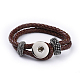 Leather Snap Bracelet Making US-AJEW-R022-10-2