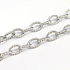 304 Stainless Steel Textured Cable Chains US-CHS-O005-67-1